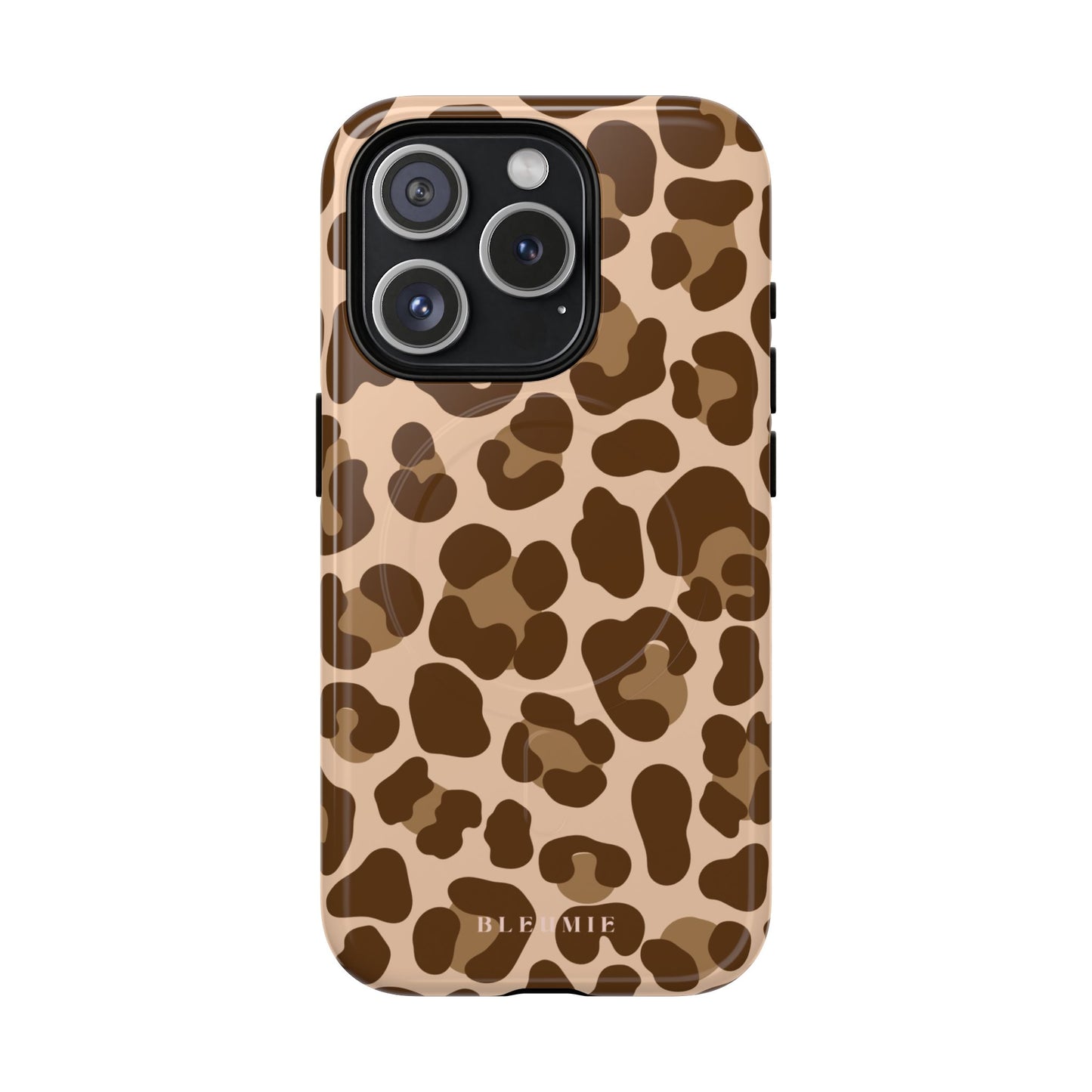 Classic Leopard MagSafe iPhone Cases iPhone 15 Pro Glossy BLEUMIE