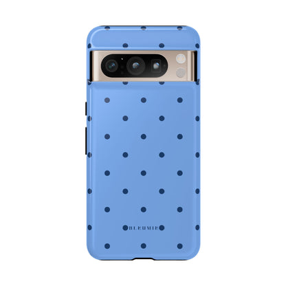Blue Polka Dot Tough Phone Case Google Pixel 8 Pro BLEUMIE