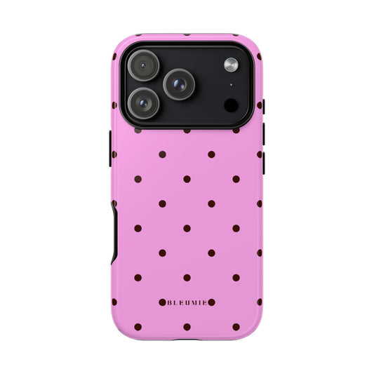 Dotzy Polka Dot Tough Phone Case iPhone 17 Pro BLEUMIE