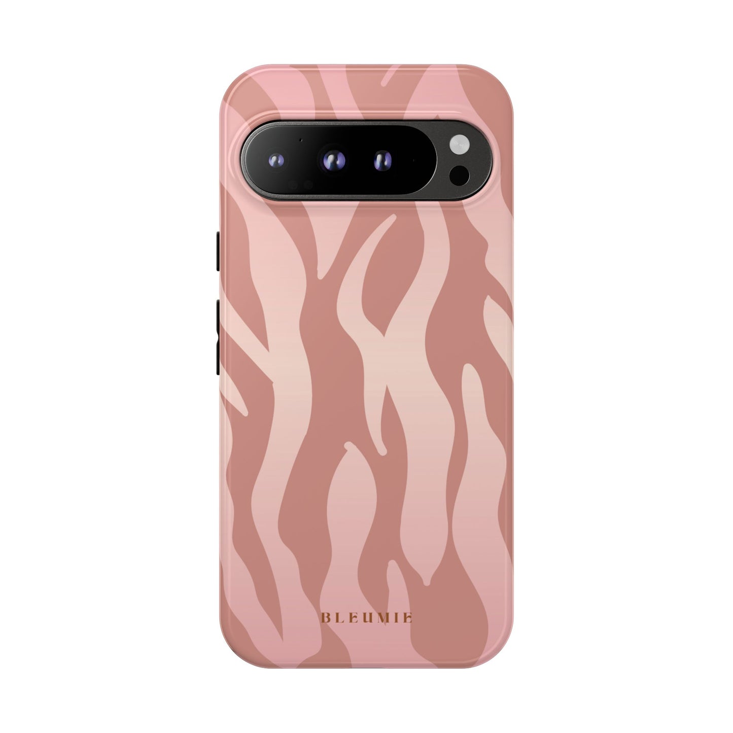 Rosé Zebra Print Tough Phone Case Google Pixel 9 Pro XL BLEUMIE
