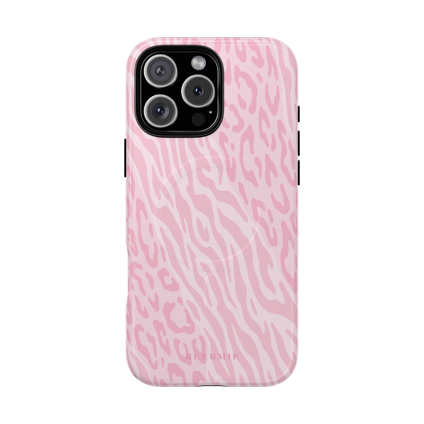Zebra Cheetah MagSafe iPhone Cases iPhone 16 Pro Max Glossy BLEUMIE