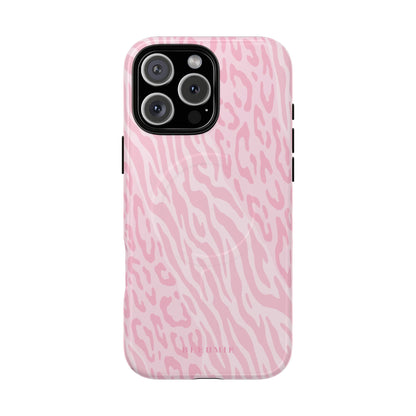 Zebra Cheetah MagSafe iPhone Cases iPhone 16 Pro Max Glossy BLEUMIE