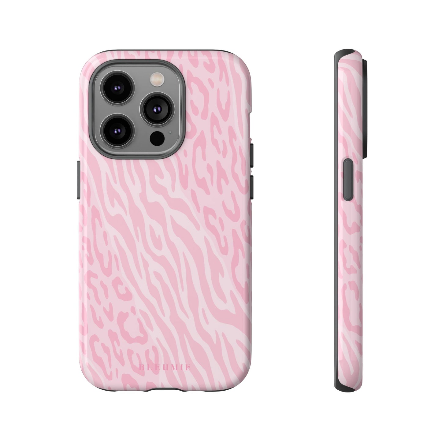 Zebra Cheetah Tough Phone Case iPhone 14 Pro BLEUMIE