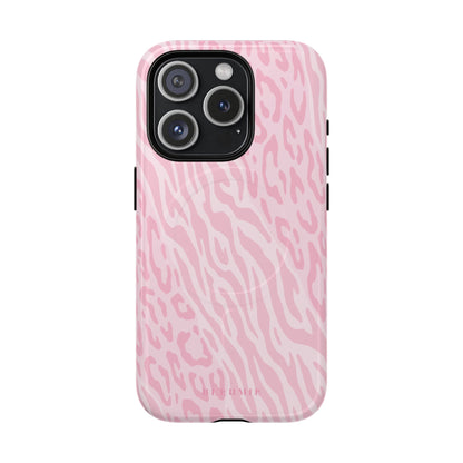 Zebra Cheetah MagSafe iPhone Cases iPhone 15 Pro Glossy BLEUMIE