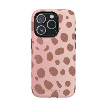 Rosé Spotted MagSafe iPhone Cases iPhone 15 Pro Glossy BLEUMIE