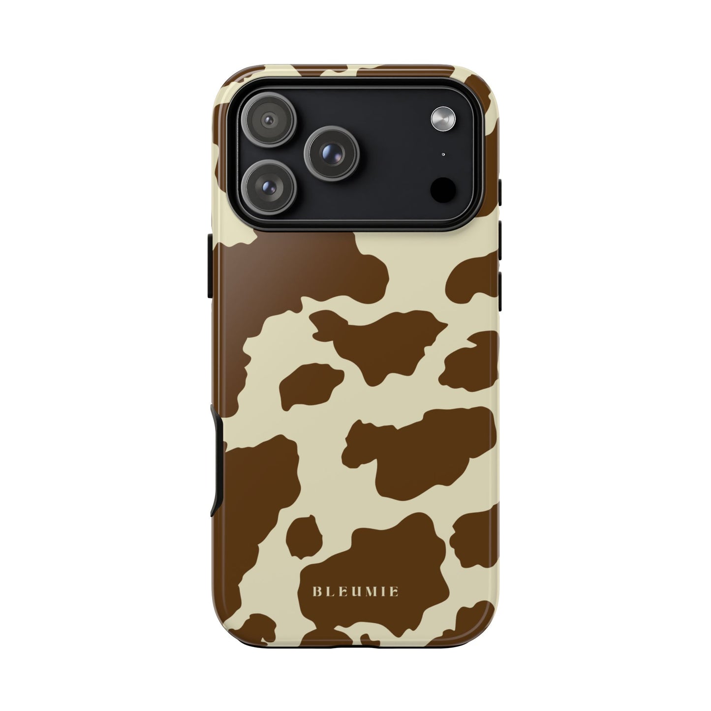 Camo Cow Print Tough Phone Case iPhone 17 Pro Max BLEUMIE