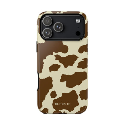 Camo Cow Print Tough Phone Case iPhone 17 Pro Max BLEUMIE