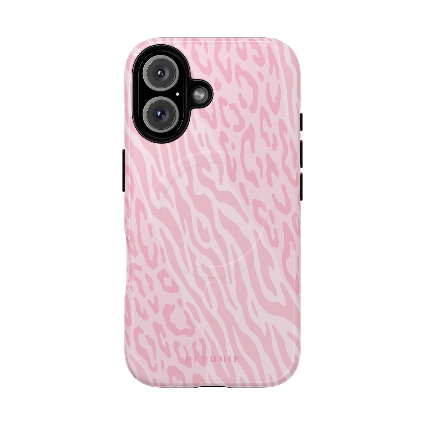 Zebra Cheetah MagSafe iPhone Cases iPhone 16 Glossy BLEUMIE