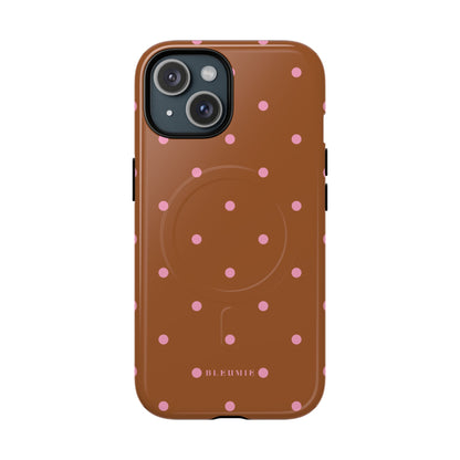 Speckle Polka Dot MagSafe iPhone Cases iPhone 15 Glossy BLEUMIE
