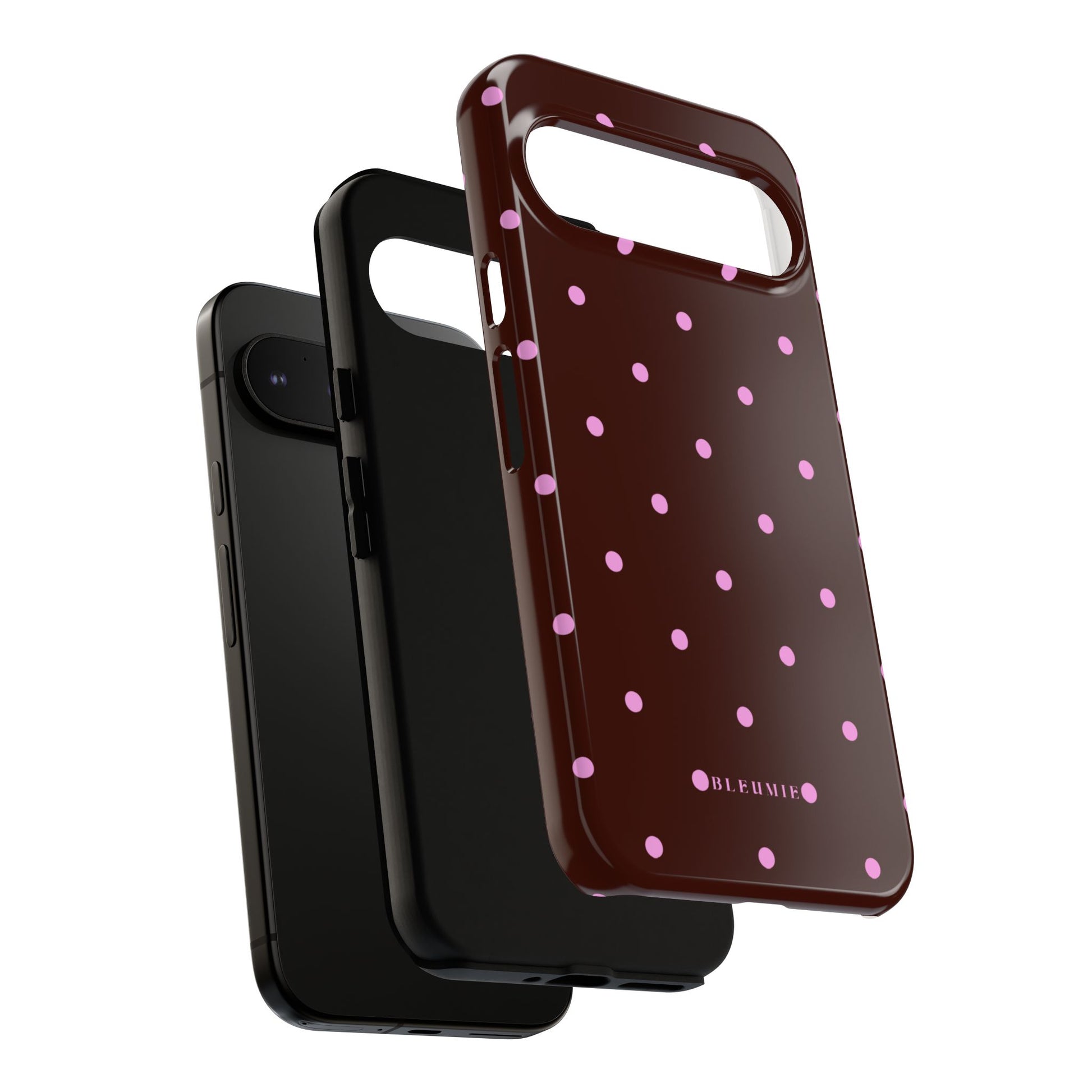 Berry Polka Dot Tough Phone Case BLEUMIE