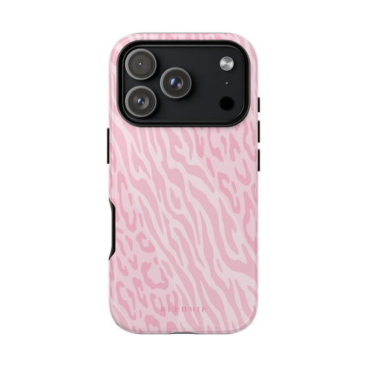 Zebra Cheetah Tough Phone Case iPhone 17 Pro BLEUMIE