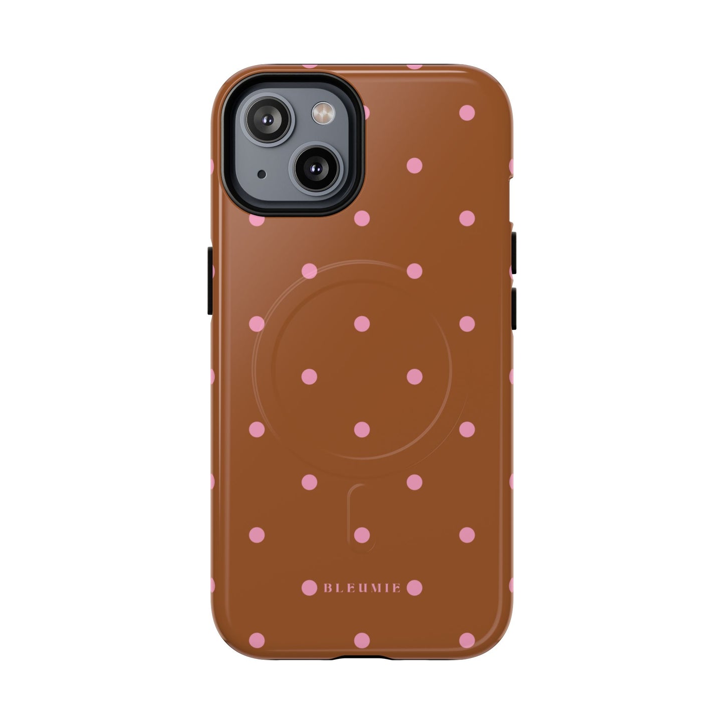 Speckle Polka Dot MagSafe iPhone Cases iPhone 14 Glossy BLEUMIE