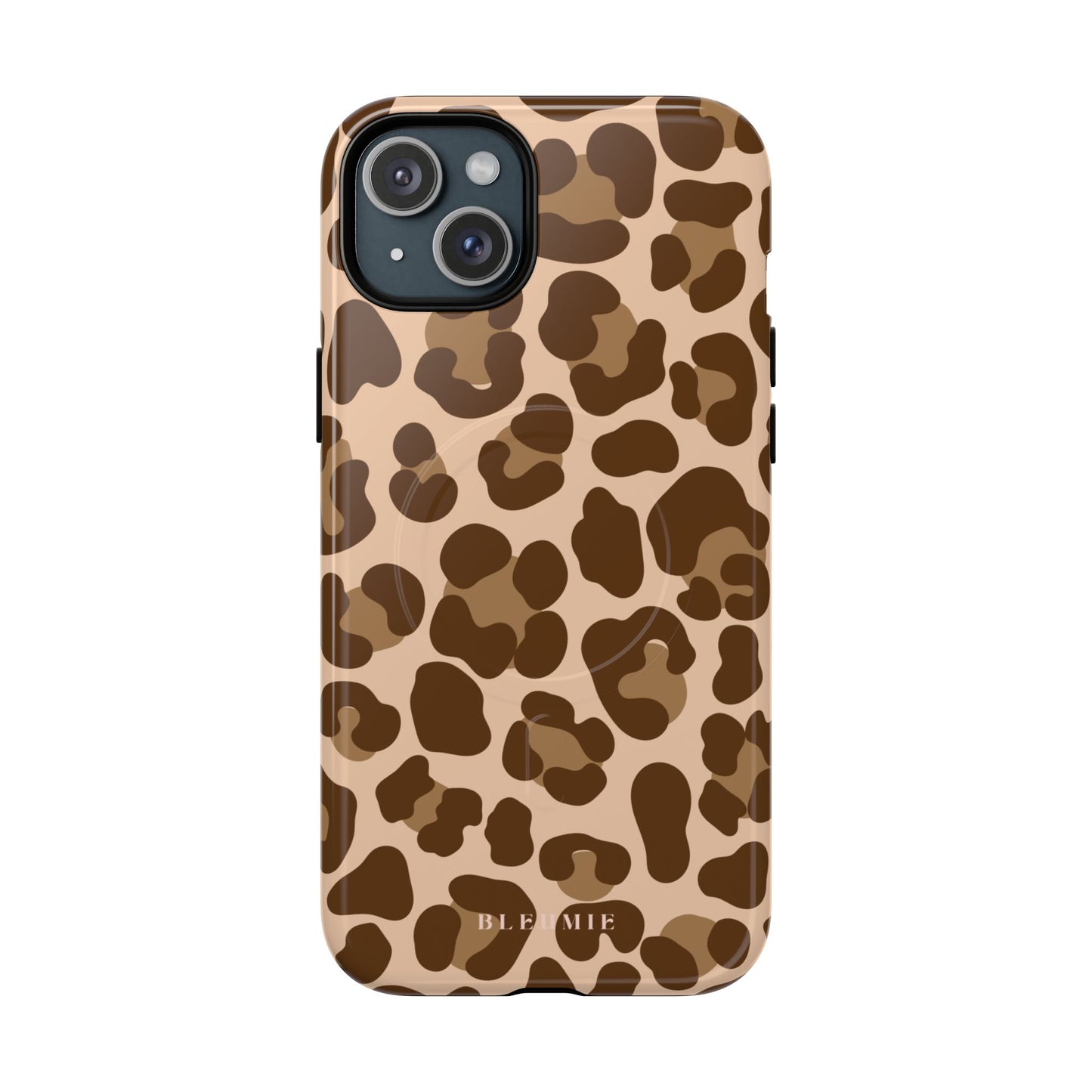 Classic Leopard MagSafe iPhone Cases iPhone 15 Plus Glossy BLEUMIE