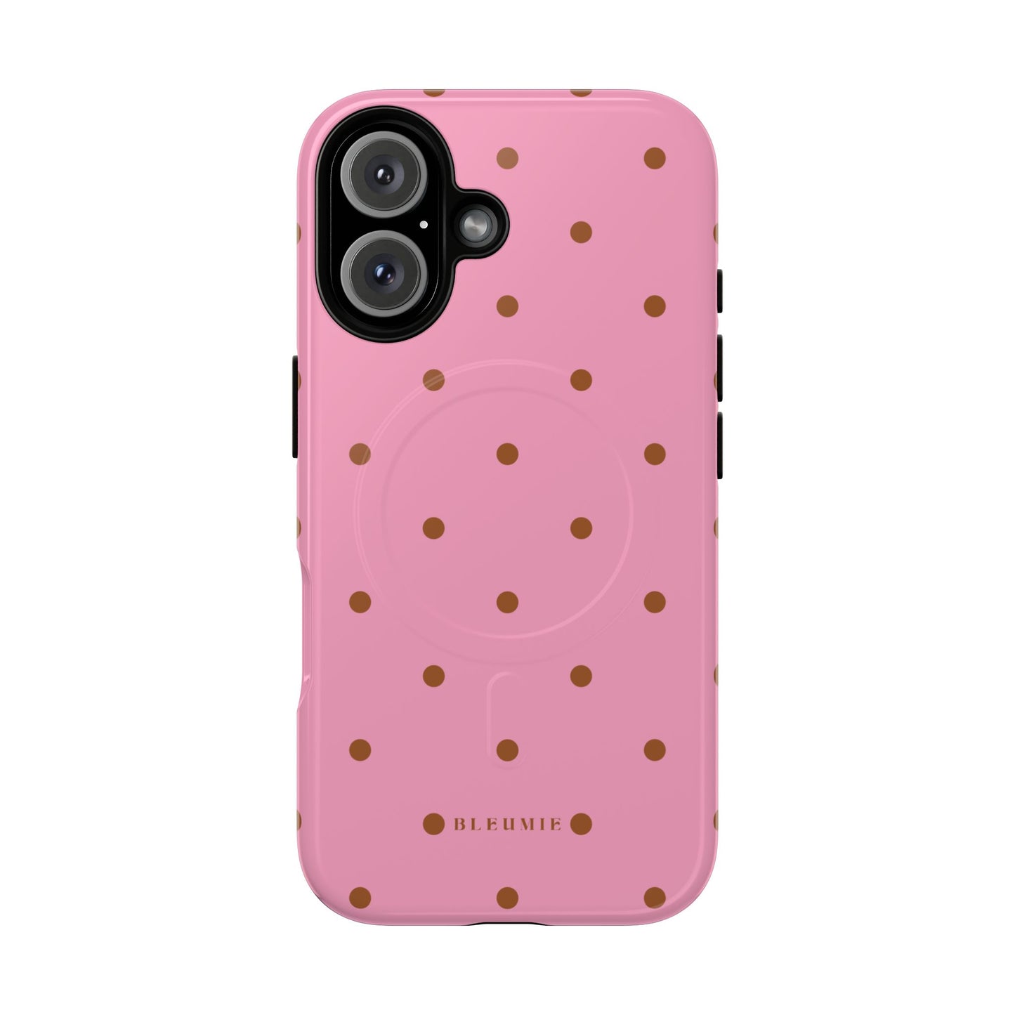 Dottie Polka Dot MagSafe iPhone Cases iPhone 16 Glossy BLEUMIE