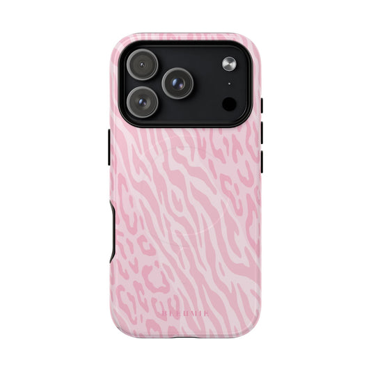 Zebra Cheetah MagSafe iPhone Cases iPhone 17 Pro Glossy BLEUMIE