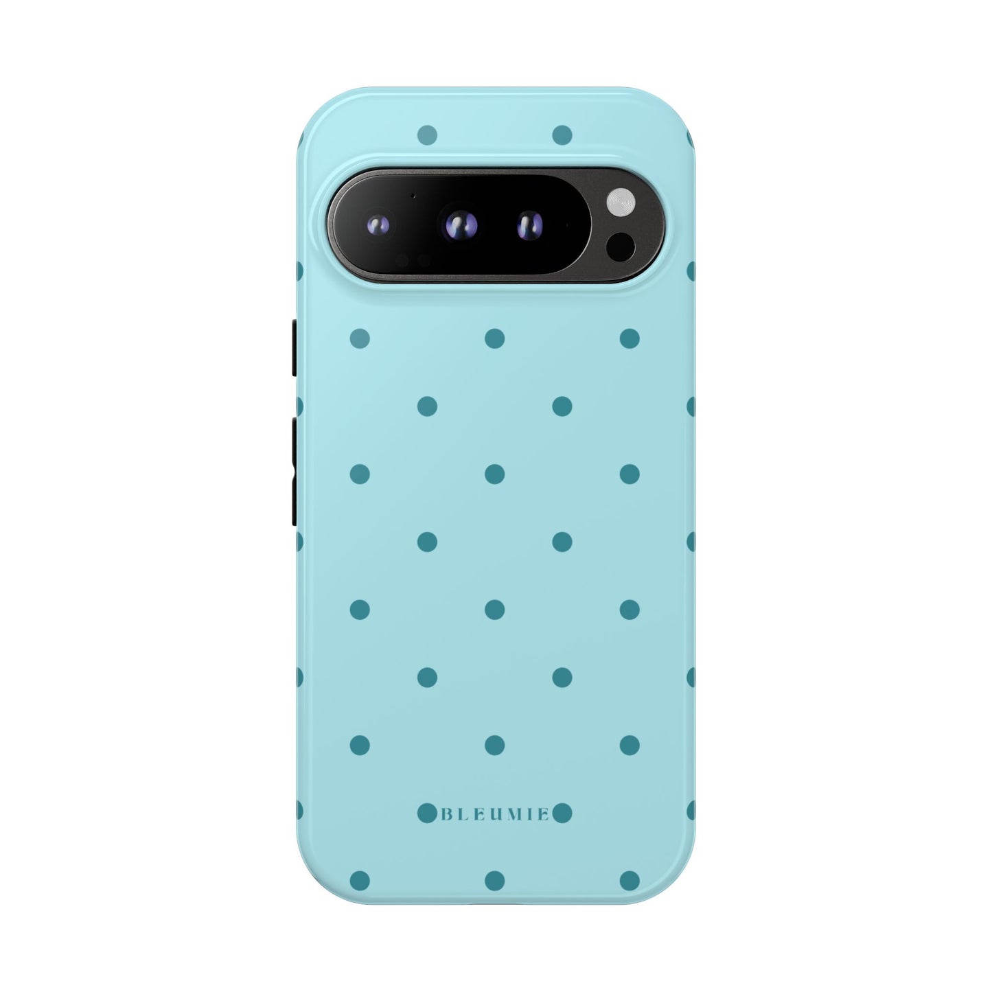 Mint Polka Dot Tough Phone Case Google Pixel 9 Pro BLEUMIE