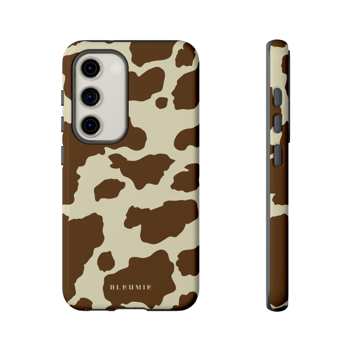 Camo Cow Print Tough Phone Case Samsung Galaxy S23 BLEUMIE