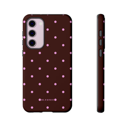 Berry Polka Dot Tough Phone Case Samsung Galaxy S23 Plus BLEUMIE