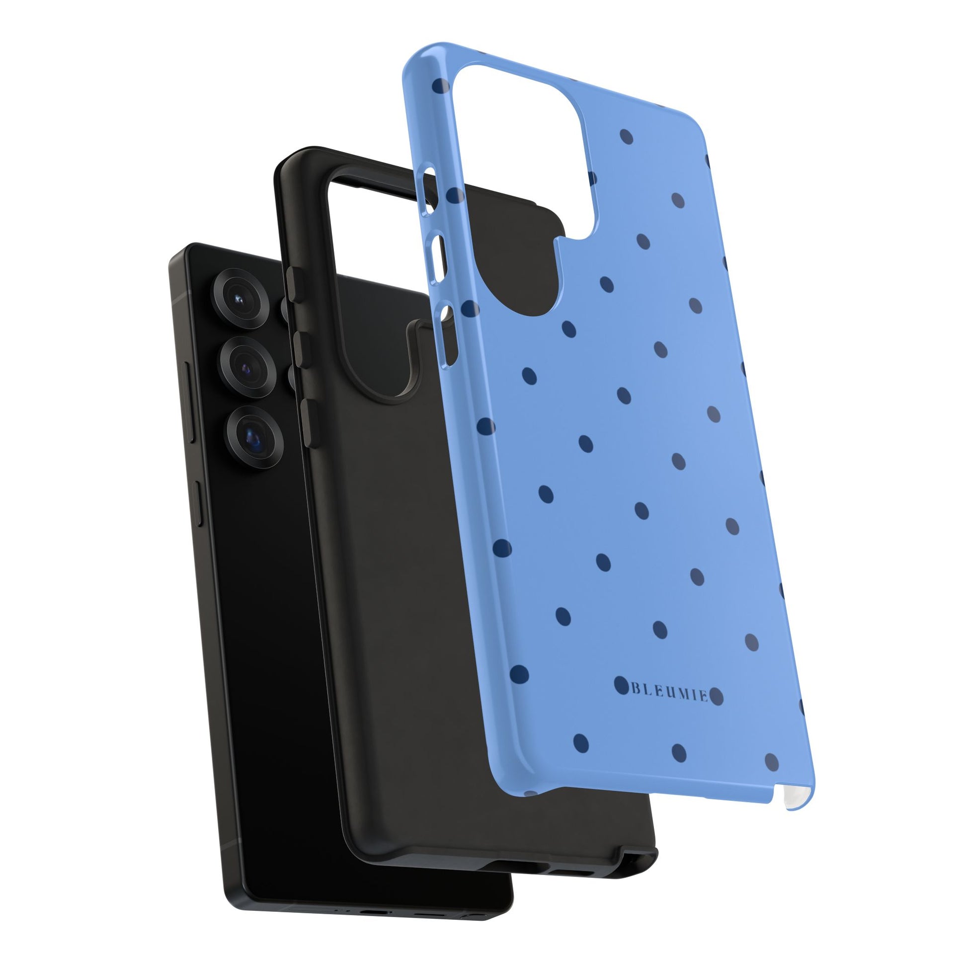 Blue Polka Dot Tough Phone Case BLEUMIE