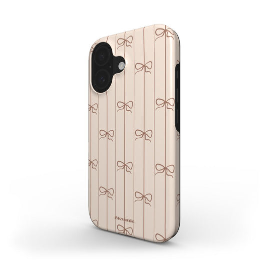 Mocha Bow Tough Phone Case