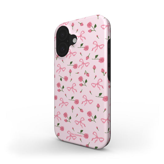 Bows and Roses Floral Tough Phone Case