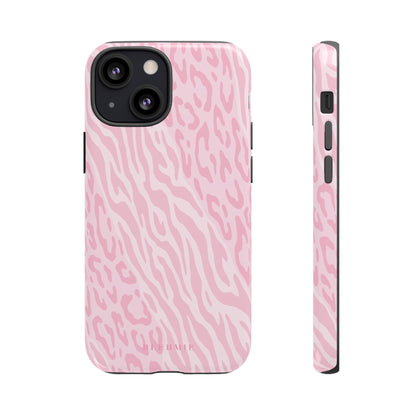 Zebra Cheetah Tough Phone Case iPhone 13 Mini BLEUMIE