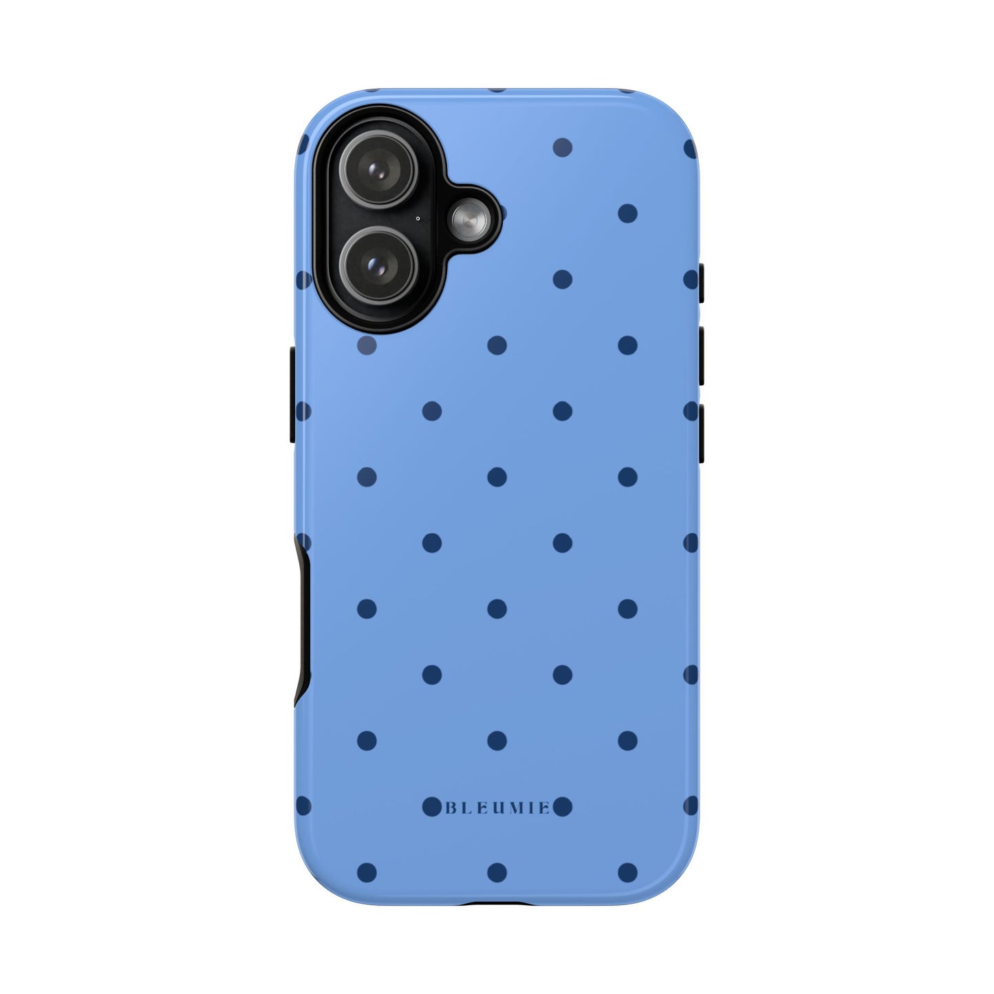 Blue Polka Dot Tough Phone Case iPhone 17 BLEUMIE