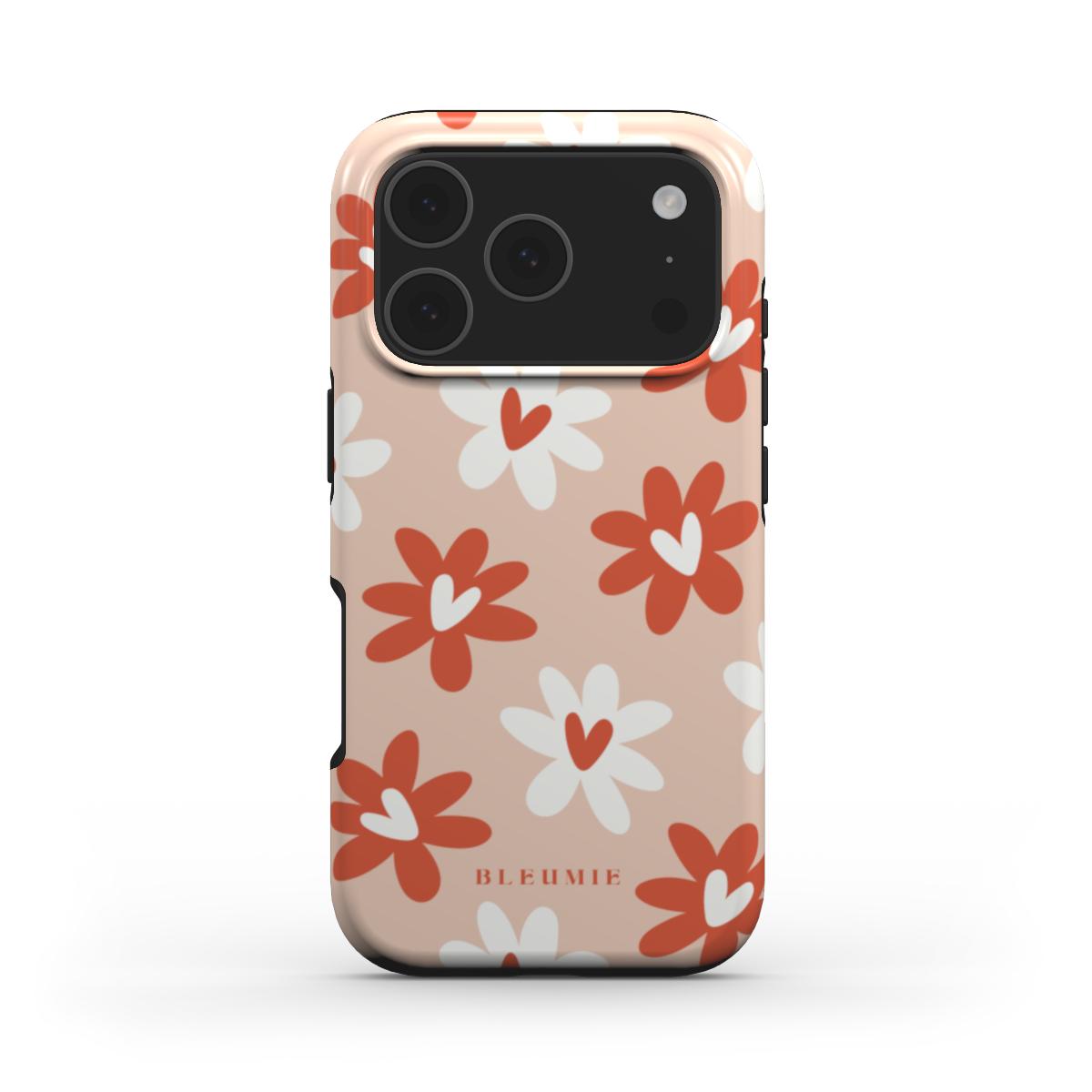 Floral Hearts Tough Phone Case BLEUMIE