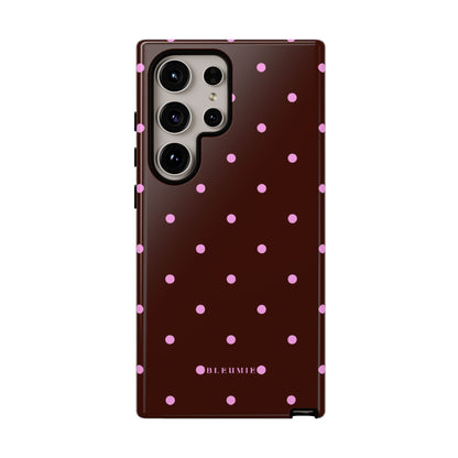 Berry Polka Dot Tough Phone Case Samsung Galaxy S24 Ultra BLEUMIE