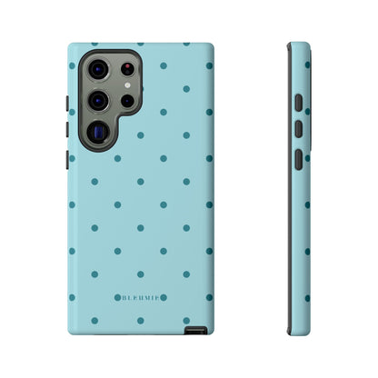 Mint Polka Dot Tough Phone Case Samsung Galaxy S23 Ultra BLEUMIE