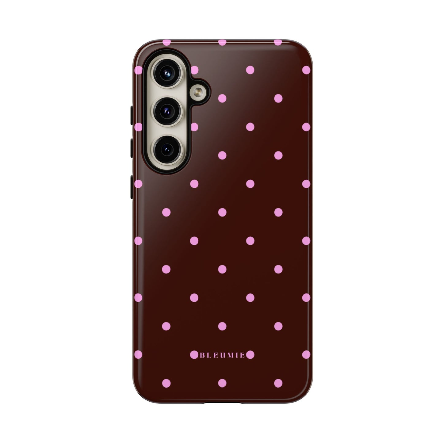 Berry Polka Dot Tough Phone Case Samsung Galaxy S24 Plus BLEUMIE
