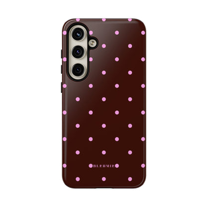Berry Polka Dot Tough Phone Case Samsung Galaxy S24 Plus BLEUMIE