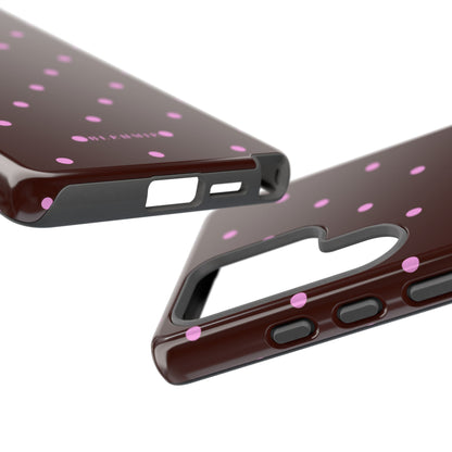 Berry Polka Dot Tough Phone Case BLEUMIE