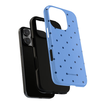 Blue Polka Dot Tough Phone Case BLEUMIE