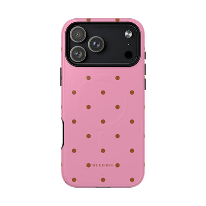 Dottie Polka Dot MagSafe iPhone Cases iPhone 17 Pro Max Glossy BLEUMIE