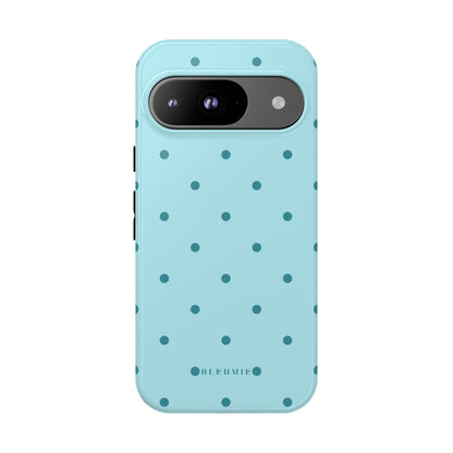 Mint Polka Dot Tough Phone Case Google Pixel 9 BLEUMIE
