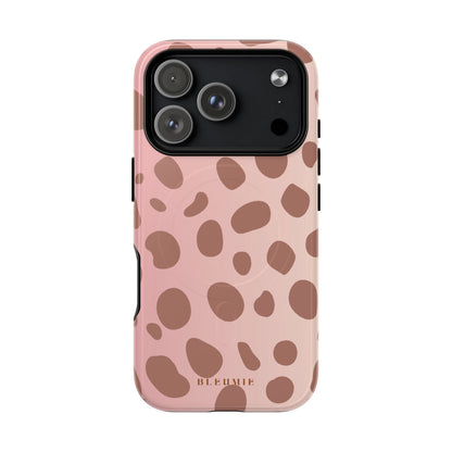 Rosé Spotted MagSafe iPhone Cases iPhone 17 Pro Glossy BLEUMIE