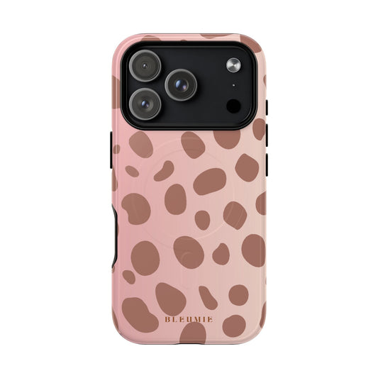 Rosé Spotted MagSafe iPhone Cases iPhone 17 Pro Glossy BLEUMIE