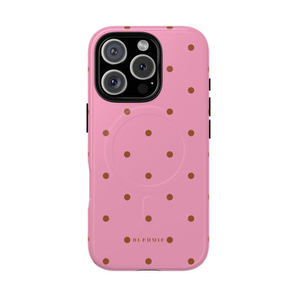 Dottie Polka Dot MagSafe iPhone Cases iPhone 16 Pro Glossy BLEUMIE