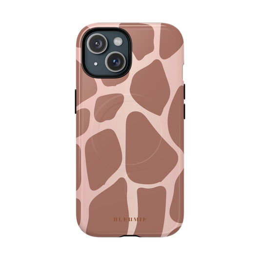 Classic Giraffe MagSafe iPhone Cases iPhone 15 Glossy BLEUMIE