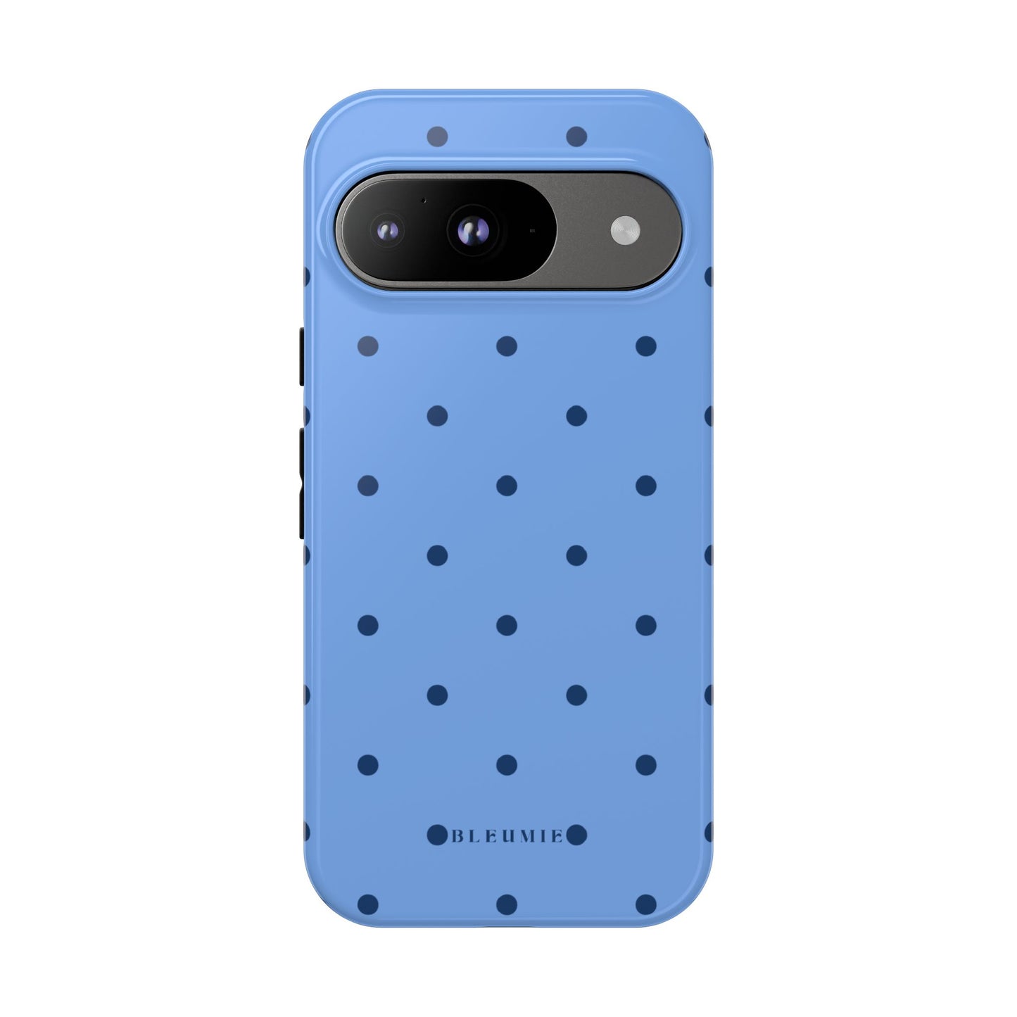 Blue Polka Dot Tough Phone Case Google Pixel 9 BLEUMIE