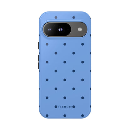 Blue Polka Dot Tough Phone Case Google Pixel 9 BLEUMIE
