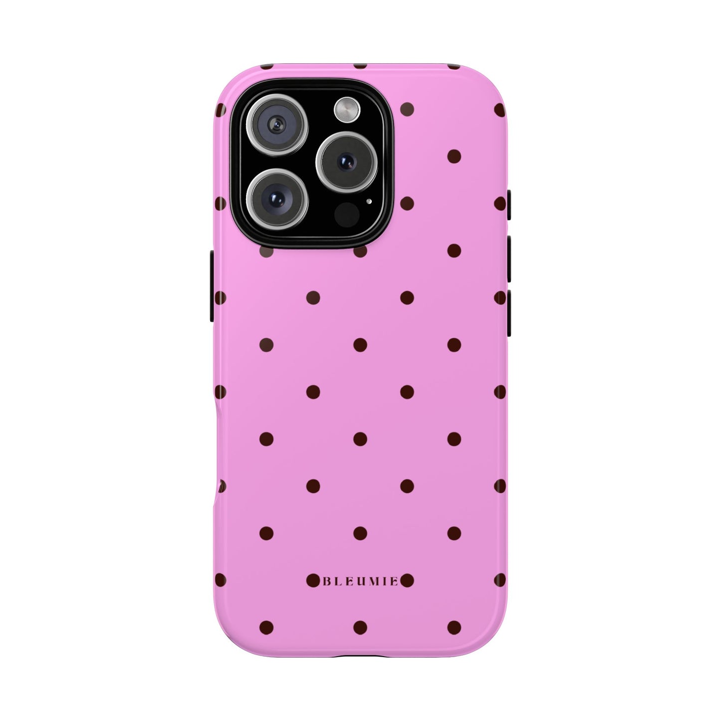 Dotzy Polka Dot Tough Phone Case iPhone 16 Pro BLEUMIE
