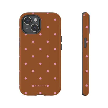Speckle Polka Dot Tough Phone Case iPhone 15 BLEUMIE