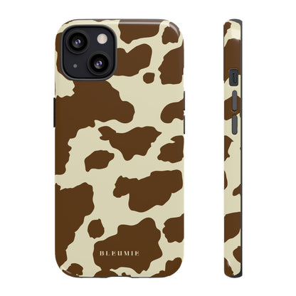 Camo Cow Print Tough Phone Case iPhone 13 BLEUMIE