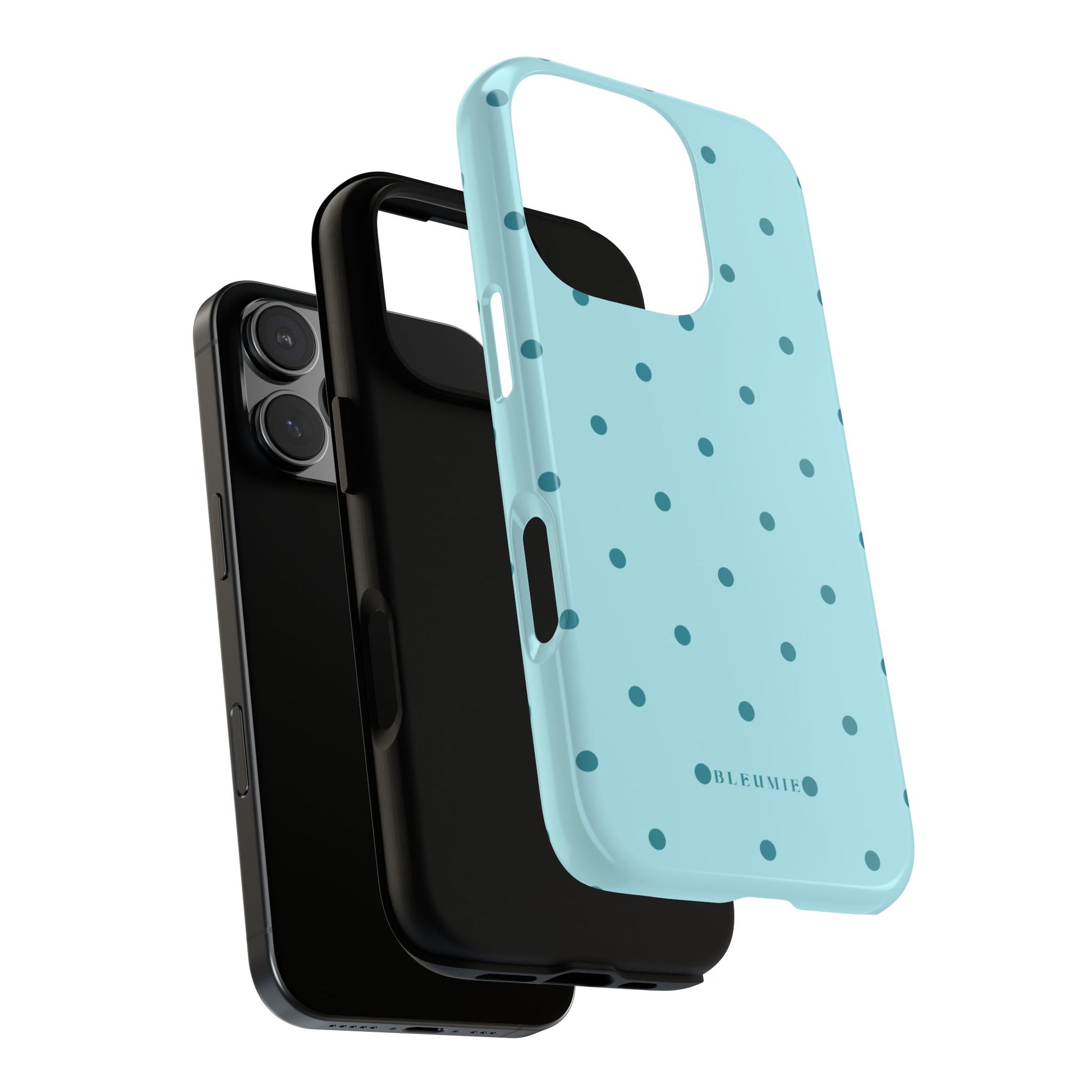 Mint Polka Dot Tough Phone Case BLEUMIE