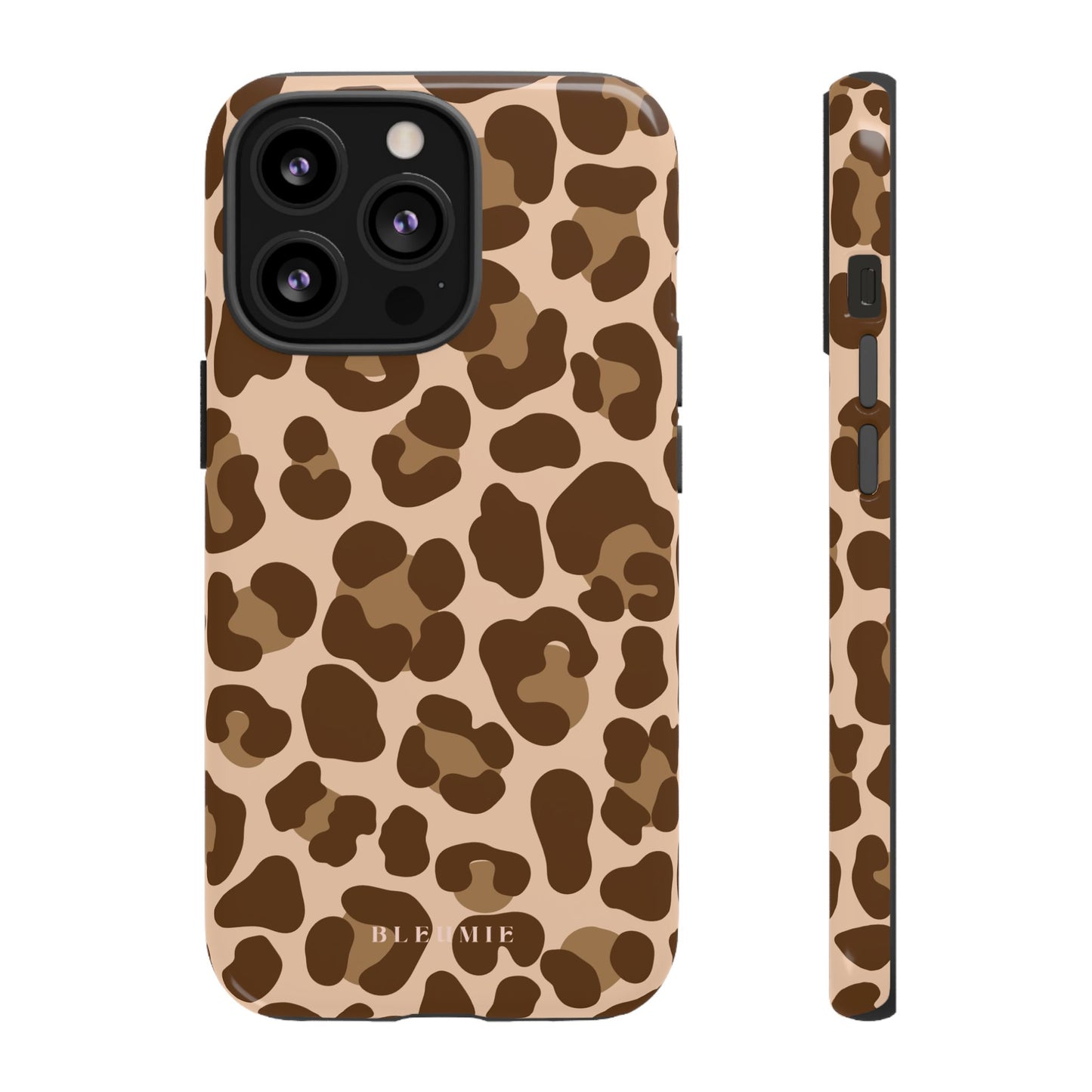 Classic Leopard Tough Phone Case iPhone 13 Pro BLEUMIE