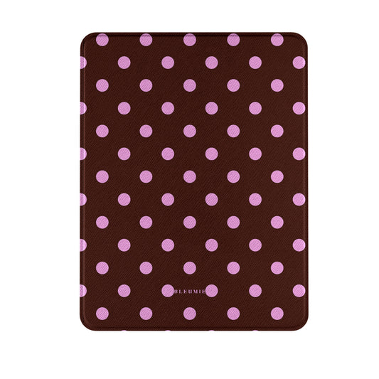 Berry Polka Dot Magnetic iPad Case BLEUMIE