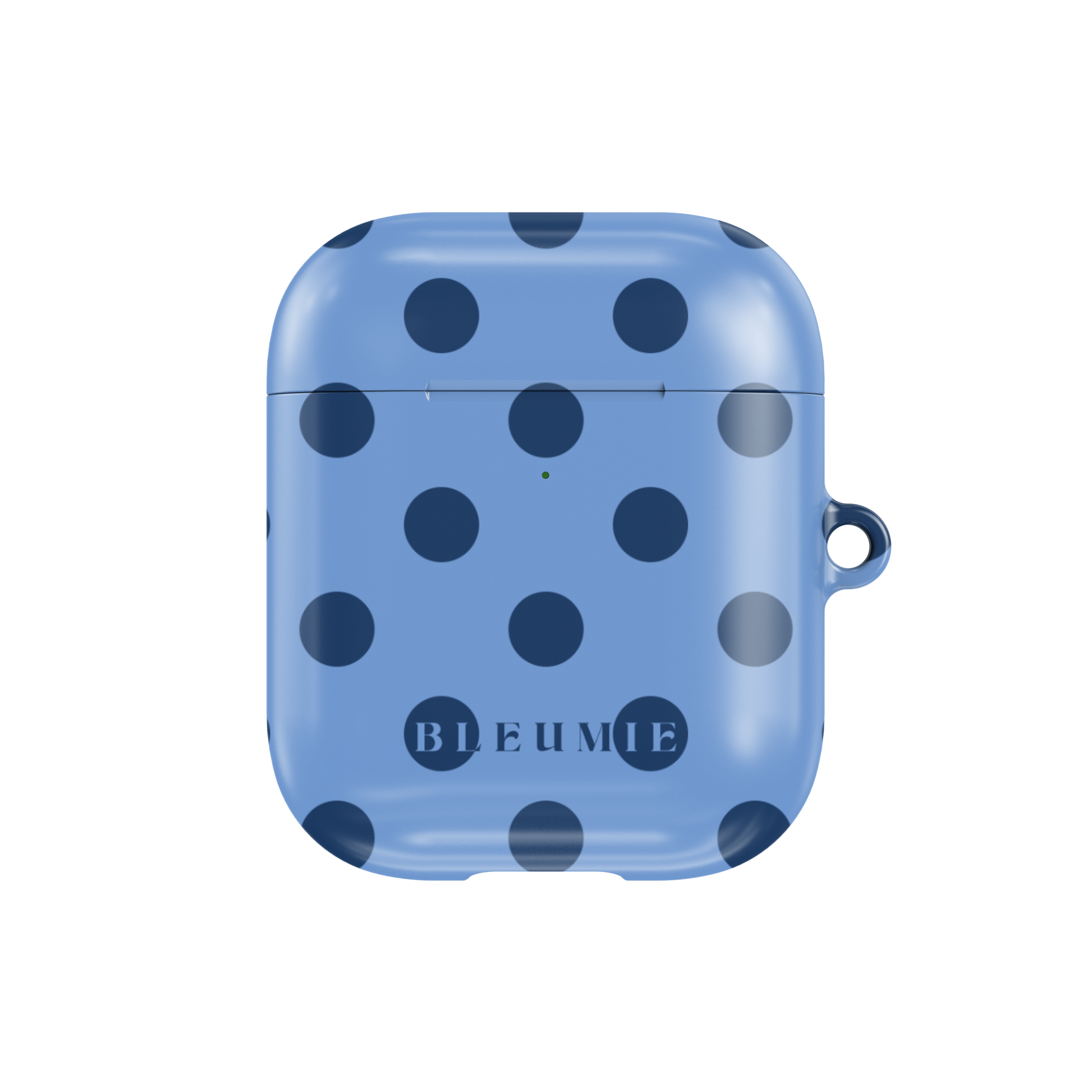 Blue Polka Dot AirPods case AirPod Gen 1 2 BLEUMIE