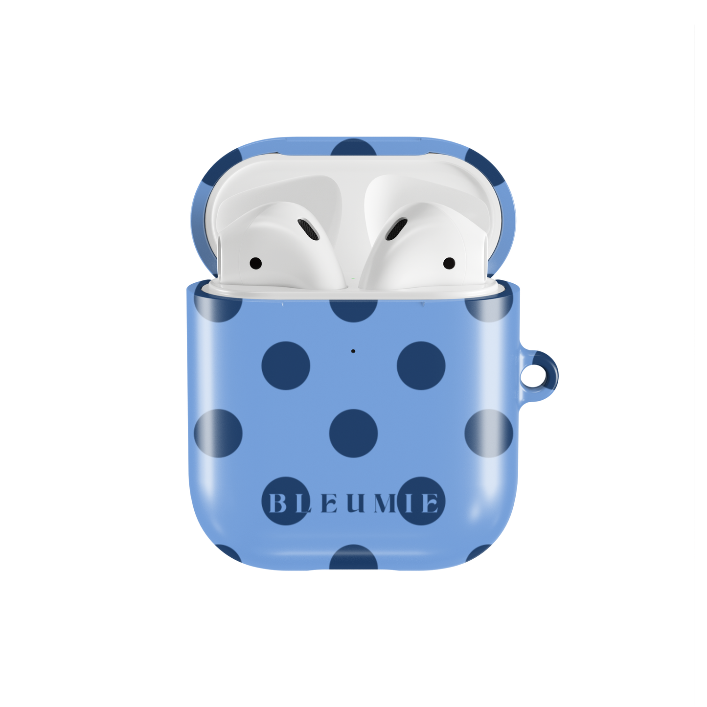Blue Polka Dot AirPods case BLEUMIE